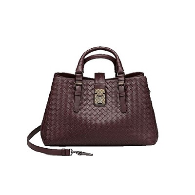 BOTTEGA VENETA-489509 보테가 베네타 다크 바를로 인트레치아토 카프 스몰 로마 백