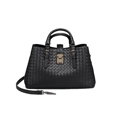 BOTTEGA VENETA-489509 보테가 베네타 다크 바를로 인트레치아토 카프 스몰 로마 백