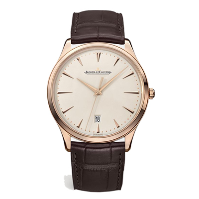 [스페셜오더]JAEGER LECOULTRE-예거 르쿨트르 마스터 울트라 씬 문 스틸 실버 그레이 드레스워치 39mm