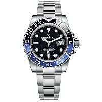 [스페셜오더]ROLEX-롤렉스 GMT-마스터 II 세라믹 베젤 18K 포금 옐로우 골드 그린다이얼 워치40mm