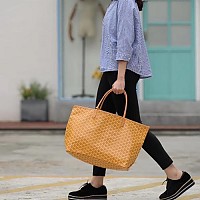 [스페셜오더]GOYARD-고야드 블랙/브라운 라지 GM 앙주 쇼퍼백