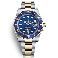 [스페셜오더]ROLEX-롤렉스 서브마리너 데이트 그린 다이아 베젤 904L 스틸 남성시계 40mm