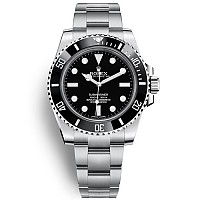 [스페셜오더]ROLEX-롤렉스 서브마리너 스틸 블루/핑크 사파이어 베젤 블랙다이얼 시계40mm