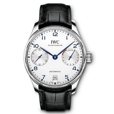 [스페셜오더]IWC-IW500704 아이더블유씨 포르투기저 오토매틱 스틸 실버다이얼 홍콩명품 남성시계42mm