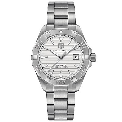 [스페셜오더]TAG Heuer-태그호이어 아쿠아레이서 300M 칼리버 5 스틸 화이트 다이얼 남자워치 41mm