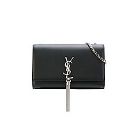 [스페셜오더]SAINT LAURENT-354119 생 로랑 블랙 크로커다일 태슬 미디엄 케이트 사첼백