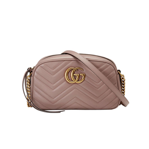 [스페셜오더]GUCCI-447632 9022 구찌 GG 마몽 화이트 스몰 숄더백