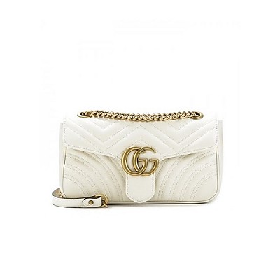 [스페셜오더]GUCCI-‎443497 9389 구찌 버터&파스텔 블루 GG 마몽 스몰 숄더백