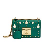 [스페셜오더]GUCCI-432182 8752 구찌 페들락 GG 수프림 스몰 메탈릭 골드 엣지 숄더백