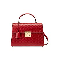 [스페셜오더]GUCCI-453188 9784 구찌 레드 패들락 GG 수프림 탑 핸들 백