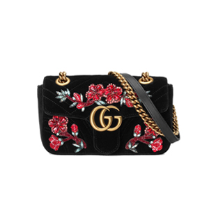 [스페셜오더]GUCCI-446744 1711 구찌 GG 마몽 그레이 미니 숄더백