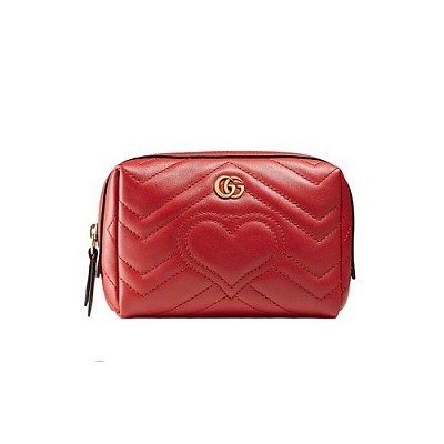 GUCCI-476165 1000 구찌 블랙 GG 마몽 코스메틱 파우치