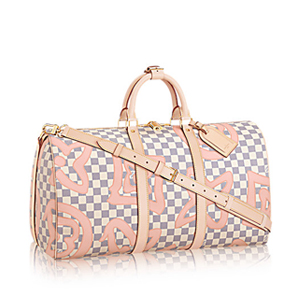 [스페셜오더]LOUIS VUITTON-N40079 루이비통 다미에 그라파이트 블루 픽셀 키폴 반둘리에 50