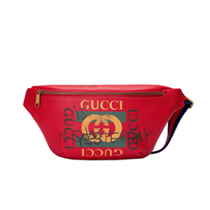 [스페셜오더]GUCCI 493869-8131 구찌 코코 카피탄 블랙가죽 프린트 로고 벨트백