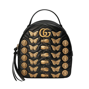 [스페셜오더]GUCCI-476671 5729 구찌 GG 마몽 퀼트 더스트핑크가죽 백팩