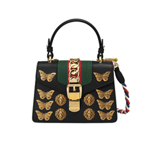 [스페셜오더]GUCCI-470270 8963 구찌 실비 화이트 가죽 비스타 미니 숄더백