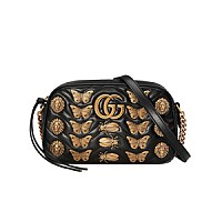 [스페셜오더]GUCCI-447632 1000 구찌 GG 마몽 블랙 스몰 숄더백