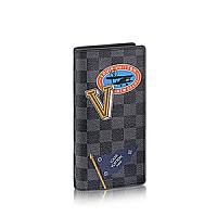 [스페셜오더]LOUIS VUITTON-M30385 루이비통이미테이션 블랙 타이가 스탬프 브라짜 월릿