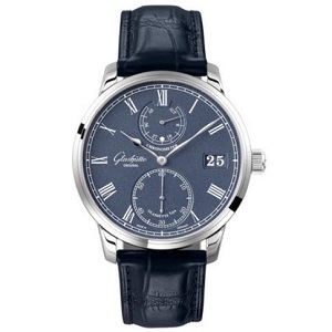 [스페셜오더]Glashutte Original-글라슈테 오리지널 세네터 크로노미터 스틸 실버다이얼 워치42mm