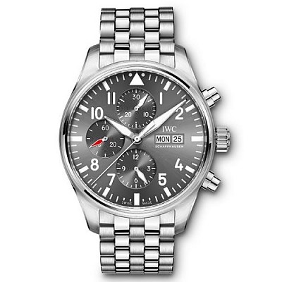 [스페셜오더]IWC-IW377709 아이더블유씨 파일럿 워치 크로노그래프 블랙 항공시계 43mm