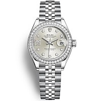 [스페셜오더]ROLEX-롤렉스 레이디 데이트저스트 스틸 다이아인덱스 여성시계28mm