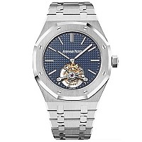 [스페셜오더]Audemars Piguet-오데마피게 로얄 오크 듀얼타임 파워리저브 스틸 블루 41mm