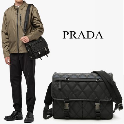 [스페셜오더]PRADA-2VD768 프라다 블랙 나일론 퀄팅 숄더백