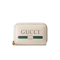 [스페셜오더]GUCCI-496319 8163 구찌 프린트 로고 블랙 카드 케이스