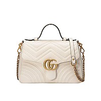 [스페셜오더]GUCCI-498110 1000 구찌 GG 마몽 블랙 스몰 탑 핸들백