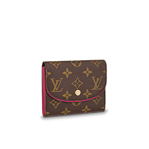 [스페셜오더]LOUIS VUITTON-M62037 루이비통 모노그램 로즈발레린 아리안 월릿 이미테이션 플랫 반지갑