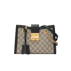 [스페셜오더]GUCCI-498156 9799 구찌 화이트 [패들락] GG 수프림 플로라 스몰 숄더백