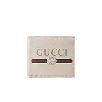 [스페셜오더]GUCCI-496309 8163 구찌 블랙 빈티지 로고 프린트 2단 지갑