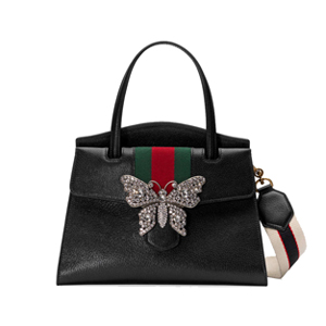 [스페셜오더]GUCCI 505342-8478 구찌 토템 나비 디테일 탑 핸들 백