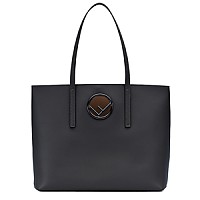 [스페셜오더]FENDI-8BH348 팬디 Fendi F로고 트리밍 화이트 쇼퍼백