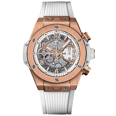 [스페셜오더]HUBLOT-위블로 빅뱅 유니코 크로노그래프 킹 골드 스켈레톤 워치42mm