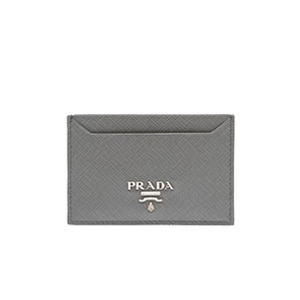 PRADA-1MC208 프라다 카프스킨 블루 카드 지갑