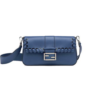 [스페셜오더]FENDI-8BR600 펜디 블루 더블 F 데님 바게트 라지