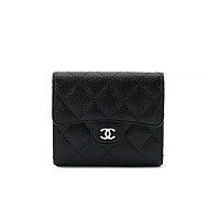 [스페셜오더]CHANEL-A82288 샤넬 클래식 램스킨 스몰 실버 메탈 플랩 지갑