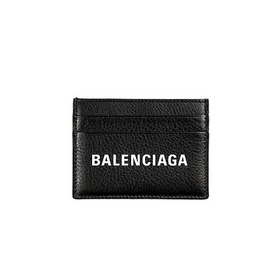 BALENCIAGA-490620 발렌시아가 블랙 에브리데이 멀티 카드 지갑