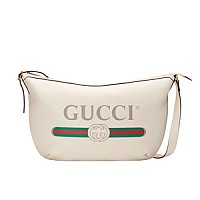 [스페셜오더]GUCCI 523588-8163 구찌 프린트 반달 모양 호보백