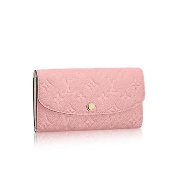 [스페셜오더]LOUIS VUITTON-M64084 루이비통 모노그램 앙프렝뜨 Rose poudre 에밀리 월릿