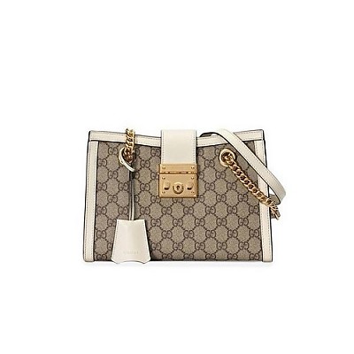 [스페셜오더]GUCCI-498156 9769 구찌 블랙 패들락 GG 수프림 스몰 숄더백