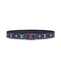 [스페셜오더]LOUIS VUITTON-M0019T 루이비통 다미에 그라파이트 LV 이니셜 리버서블 40MM