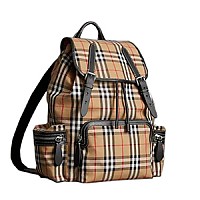 [스페셜오더]BURBERRY-4068951 버버리 블랙 로고 프린트 Rucksack 럭색 라지 백팩