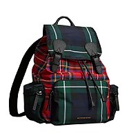 [스페셜오더]BURBERRY-4068951 버버리 라이트블루 로고 프린트 Rucksack 럭색 라지 백팩