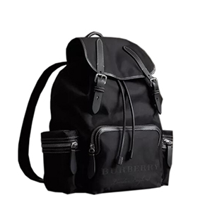 [스페셜오더]BURBERRY-4068951 버버리 블랙 로고 프린트 Rucksack 럭색 라지 백팩