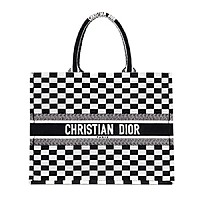 [스페셜오더]DIOR-M1286ZA 크리스찬 디올 블루 멀티 컬러 어라운드 더 월드 자수 BOOK TOTE 백