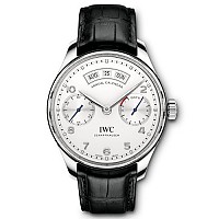 [스페셜오더]IWC-IW503502 IWC 포르투기저 애뉴얼 캘린더 스틸 블루 다이얼 시계 44mm