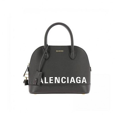 [스페셜오더]BALENCIAGA-518873 발렌시아가 블랙 송아지 가죽 그래피티 빌 탑 핸들백 S