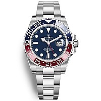 [스페셜오더]ROLEX-롤렉스 GMT-마스터 II 세라믹 베젤 스틸 레플리카시계40mm